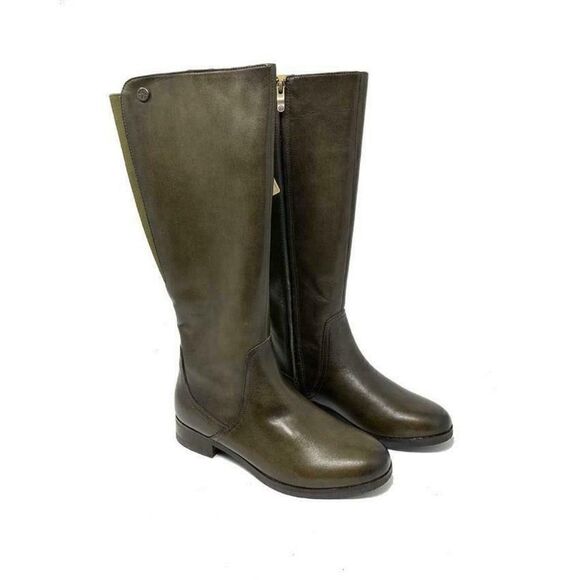 Bussola Lyon Boots in Military US 6 EU 36 | Greenish Brown | Side Zip | Tall - Picture 5 of 10